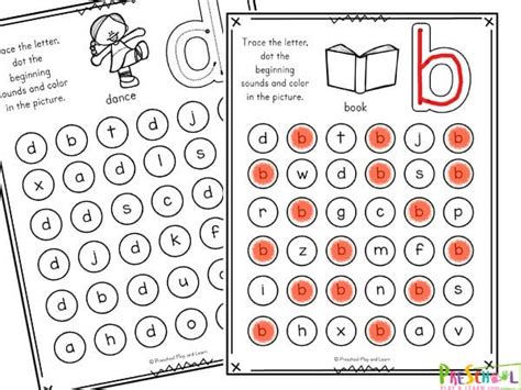 Free Printable Letter Find Worksheets With Dot Markers