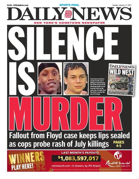 Ny Daily News In 2021 Daily News New York Post Hometown