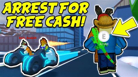 In jailbreak, you can team up with friends to orchestrate a robbery or stop the criminals before they get away. Arrest Me And Get Free Robux Roblox Jailbreak Roblox Live - Roblox Promo Codes For Robux Wiki