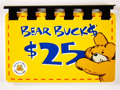 Bear Bucks build-a-bear Workshop Gift Card Notebook - Etsy