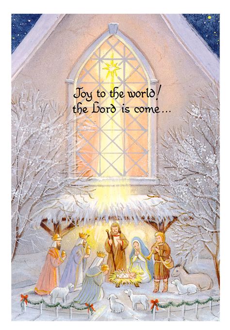 christmas religious cards xm15 1 pack of 5