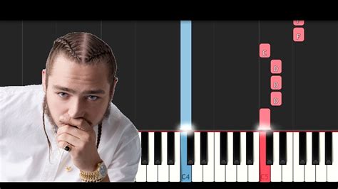 Post Malone Better Now Piano Tutorial Youtube