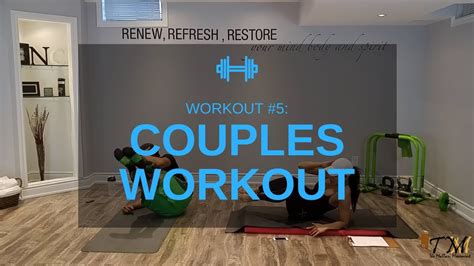 Couples Exercise Workout 5 Couples Workout At Home Youtube