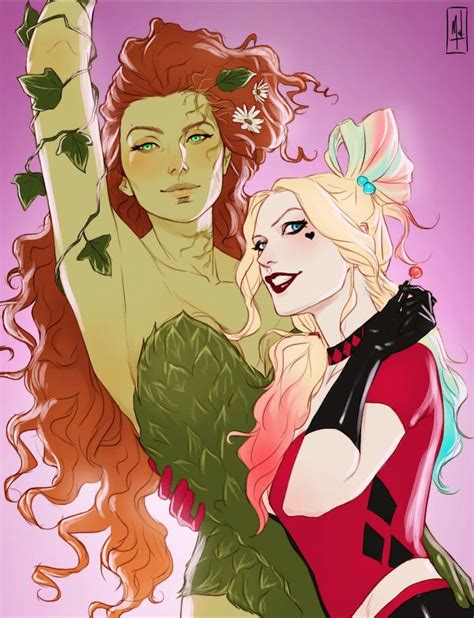 Pin On Harley Quinn And Poison Ivy