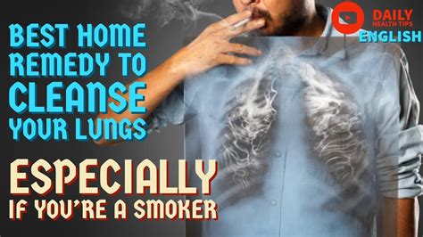 Most of the old people even now will. Best Home Remedy to Cleanse Your Lungs, Especially If You ...