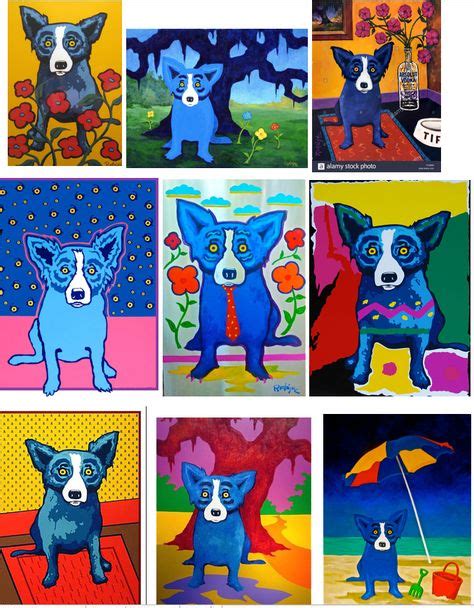 100 Blue Dog Ideas Blue Dog Blue Dog Art Blue Dog Painting