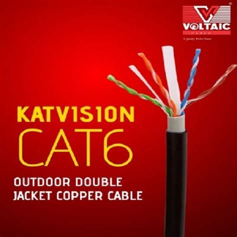 Cat6 Utp Double Jacket Outdoor Cable 305 Box At Rs 7400box Cat 6