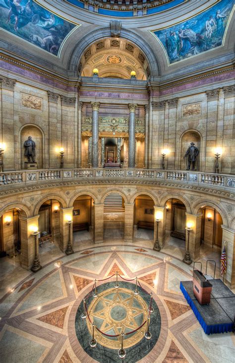 Minnesota State Capitol Rotunda St Paul Dave Wilson Photography