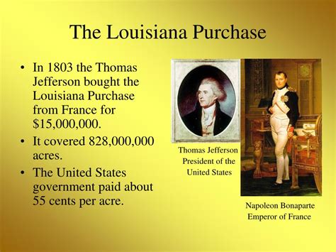 Ppt Ch 20 The Louisiana Purchase Powerpoint Presentation Free
