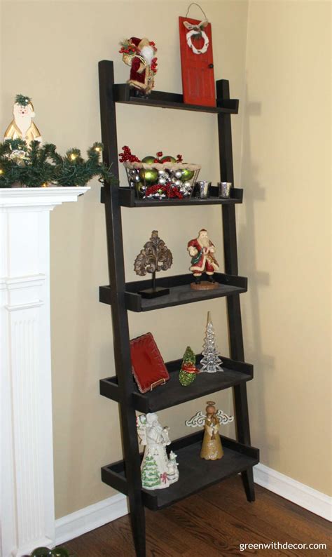 I hope you enjoy these shelf decorating ideas for christmas!! Green WIth Decor-Tips for styling a ladder shelf At Home ...