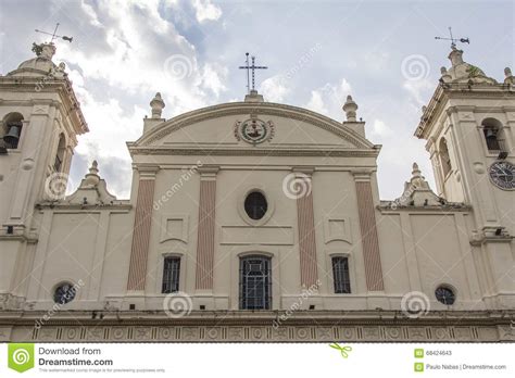 The charming historic section can be explored on foot. Cattedrale Nazionale Cattolica Nella Capitale Asuncion, Paraguay South Immagine Stock - Immagine ...