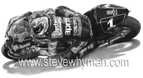 Max Biaggi Steve Whyman Motorcycle Art