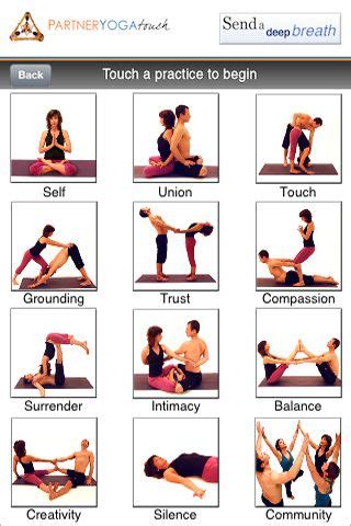 Partner Yoga Touch Couples Yoga Poses Couples Yoga Partner Yoga Poses