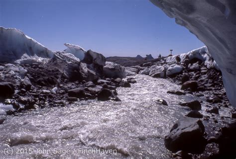 The Mount Rainier Ice Caves Washington Fall 1980