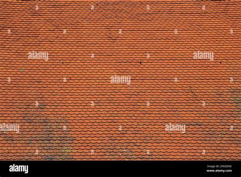 Red Roof Tiles Texture Pattern For Background Stock Photo Alamy