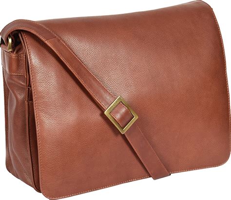A1 Fashion Goods Working Womens Brown Leather Shoulder Bag A4 Large