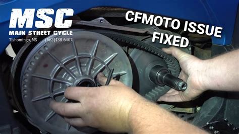 CFMOTO CFORCE Clutch Bearing Shifter Issue Fix After Going Too Deep