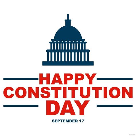 Constitution And Citizenship Day Outline Clip Art In Psd Illustrator