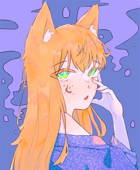 Moon Fox Girl By Cinnamonstd On Deviantart