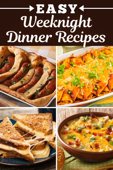 24 Fun Weeknight Dinners Easy Recipes Insanely Good