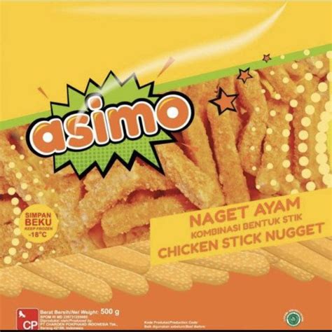 Jual Asimo Chicken Stick Nugget Ayam 500 Gr Frozen Di Lapak