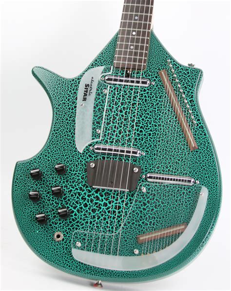 Jerry Jones Master Sitar Green Gator Guitars Electric Semi