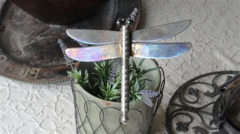 Recycled Silverware Dragonfly 2200 Visit Us On Facebook At Flying Pig