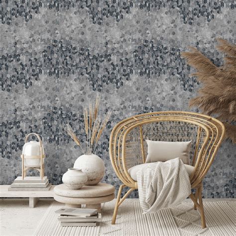 Graphic Wall Wallpaper Grey By Engblad And Co 8847