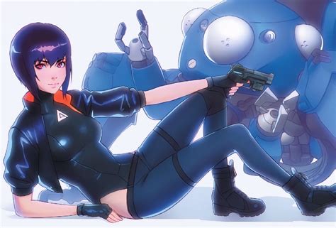Ghost In The Shell Sac Poster Illustrated By Rotten Usagi