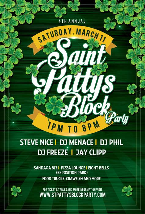 St Pattys Block Party Splash