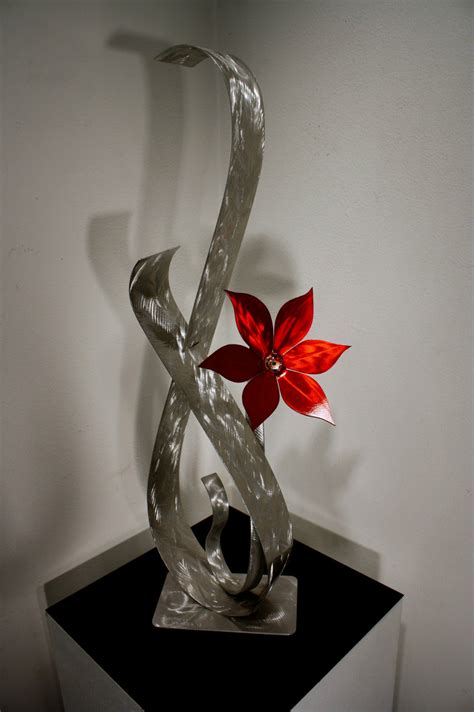 Alex Kovacs Modern Abstract Metal Table Sculpture