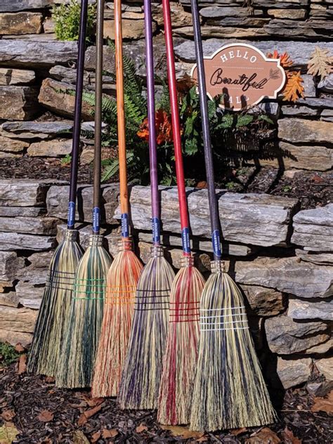 Kitchen Broom Pick Your Color Meckleys Brilliant Brooms Etsy