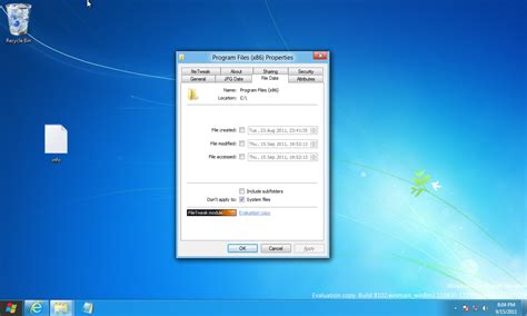 FileTweak on Windows 8 Developer Preview - Automated tasks