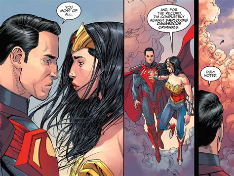 Injustice Supermanwonder Woman Superman And Wonder Woman Photo