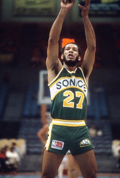 John Johnson Of The Seattle Super Sonics Shoots A Free Throw Against