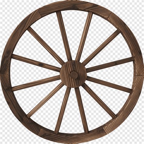 Brown Wooden Carriage Wheel Covered Wagon Wagon Wheels Cart Wooden