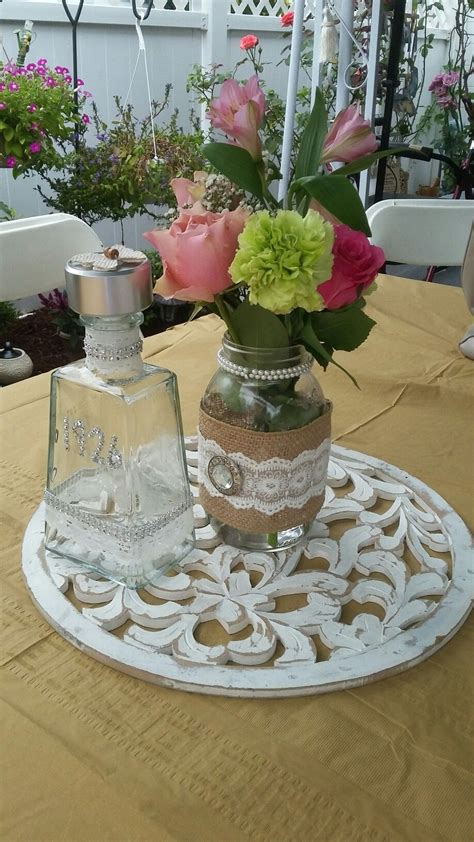 Centerpiece fo 90th birthday | 90th birthday, Table decorations