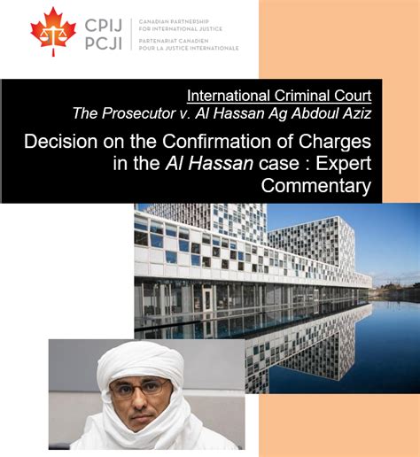 Cpij Publishes An Expert Commentary On The Al Hassan Case Cpij