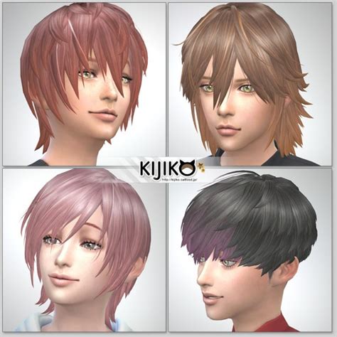 Kijiko Kijiko Hair For Kids Vol1 • Sims 4 Downloads