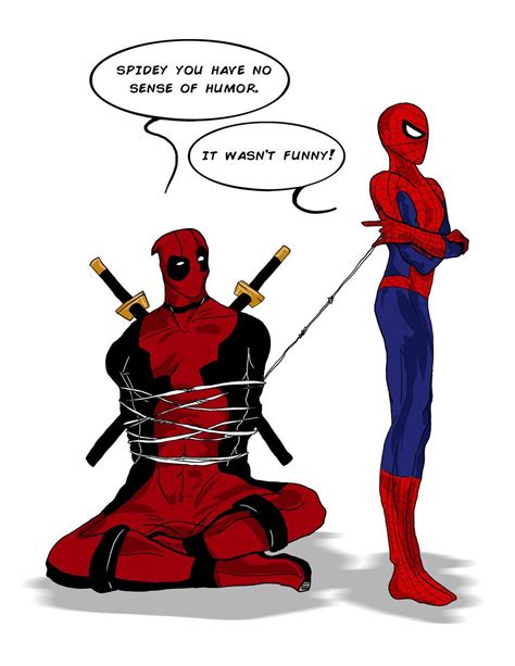 Spiderman And Deadpool Deadpool X Spiderman Deadpool Funny Marvel Funny Marvel Dc Comics