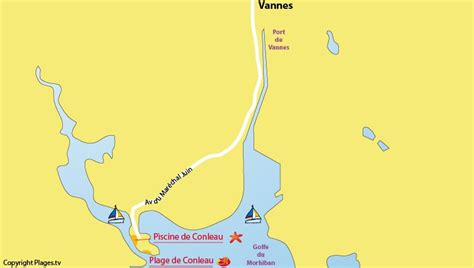 Vannes a peu souffert de la seconde guerre mondiale. Plages Vannes (56) - Station balnéaire de Vannes - Golfe ...