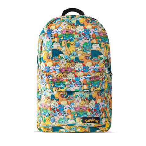 Pokemon Characters All Over Printed Backpack