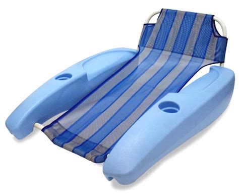 Swimline fabric covered pool inflatable chair lounger water swimming float raft these pictures of this page are about:pool. New Big 60" Kia Lounge Raft Mesh Sling Float Pool Floating ...