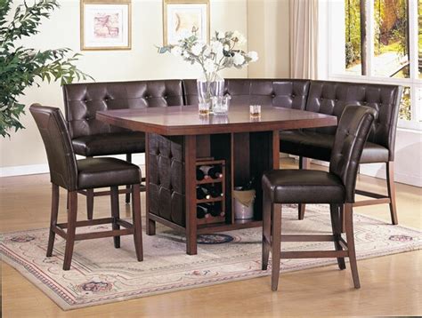 For you who want a cozy and casual feeling in your dining room, you can go with this one. Booth Kitchen Pic: Booth Dinette Set