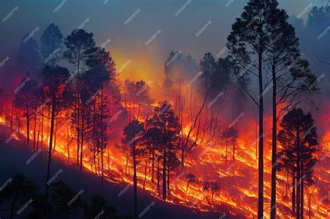 Terribles Incendios Forestales Desastres Naturales Anuales Los Bosques