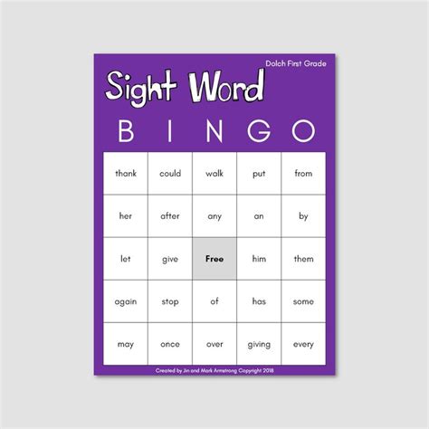 Dolch First Grade Sight Word Bingo Flashcards Dominoes Uno Etsy