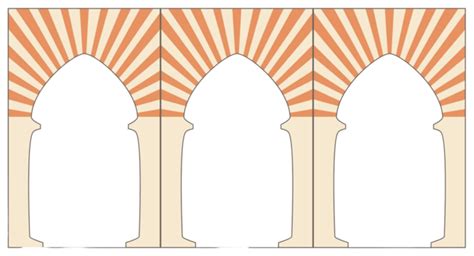 Vintage Medina Arch With Arabic Design Islamic Architecture Decoration