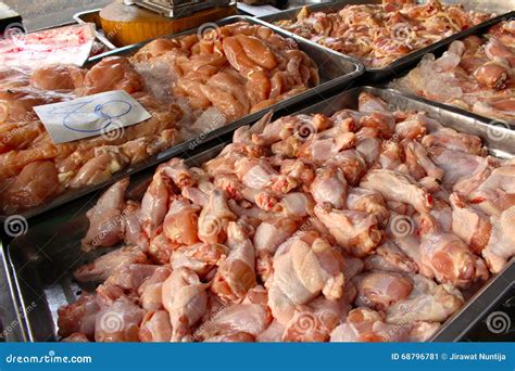 Chicken Meat At The Market Stock Image Image Of Supermarket 68796781