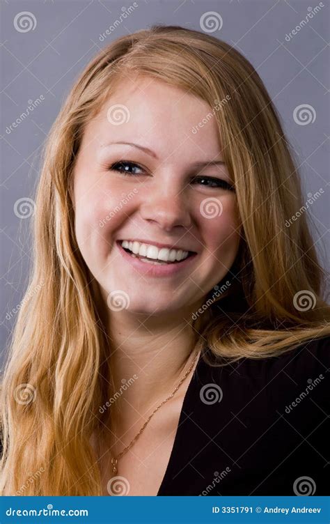 the nice blonde stock image image of portrait looking 3351791