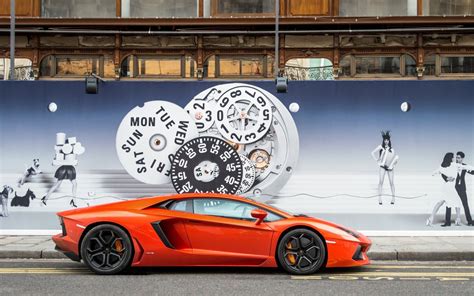 Car Lamborghini Aventador Lp700 4 Orange Wallpaper 1680x1050 16400